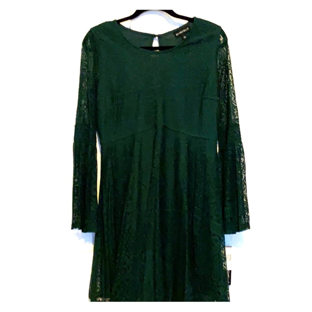 My Michelle lace bell sleeve dress
